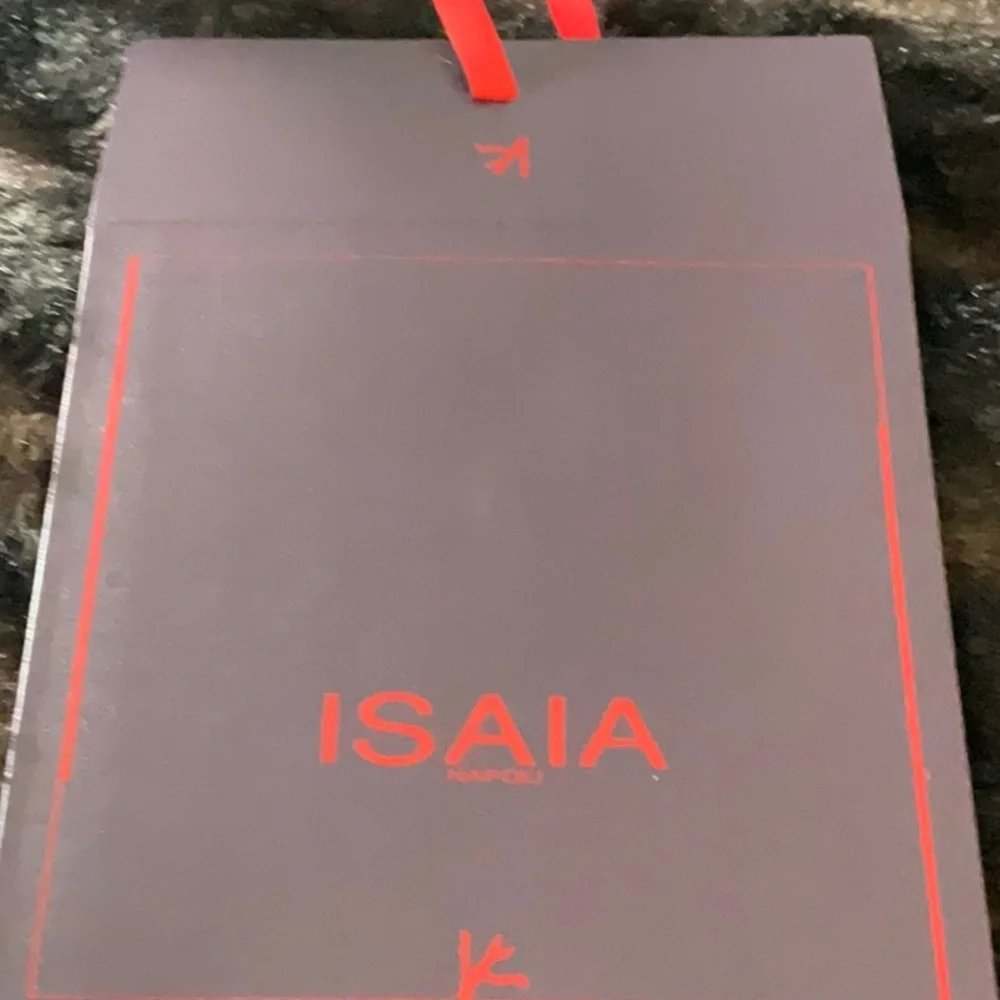 NEW ISAIA SILK POCHETTE POCKET SQUARE SCARF PURPLE SAILBOAT PATTERN